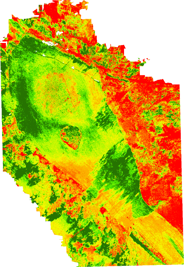 A golf fairway area at Urrbrae and show a site of images using different cameras and processing.